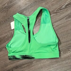 Fabletics Green Racerback Sports Bra